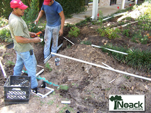 irrigation installation