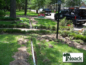 irrigation installation