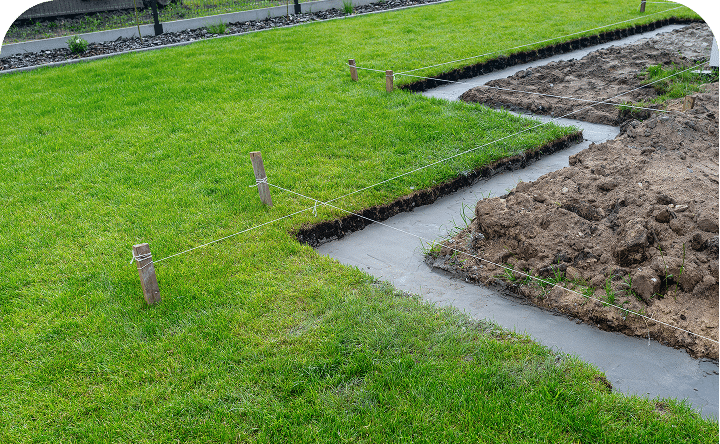 Prevents Standing Water & Flooding