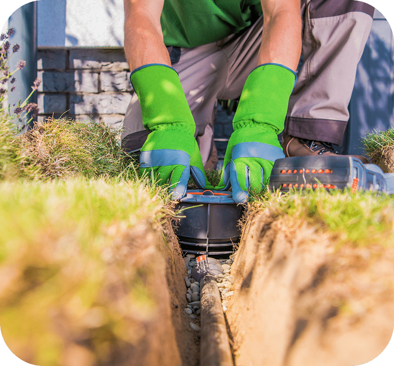 french drain installation houston