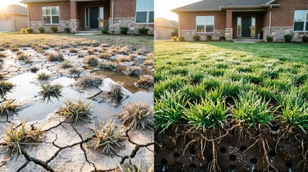 The Benefits of Regular Lawn Aeration in Houston